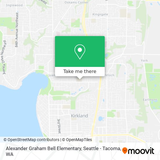 Mapa de Alexander Graham Bell Elementary