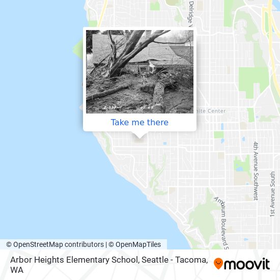 Arbor Heights Elementary School map