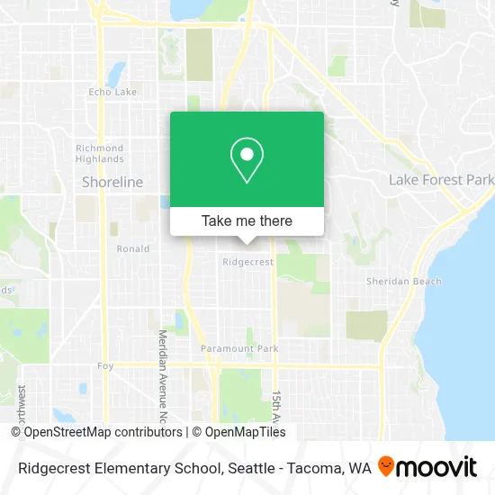 Ridgecrest Elementary School map
