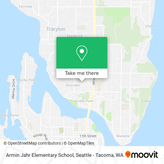Mapa de Armin Jahr Elementary School