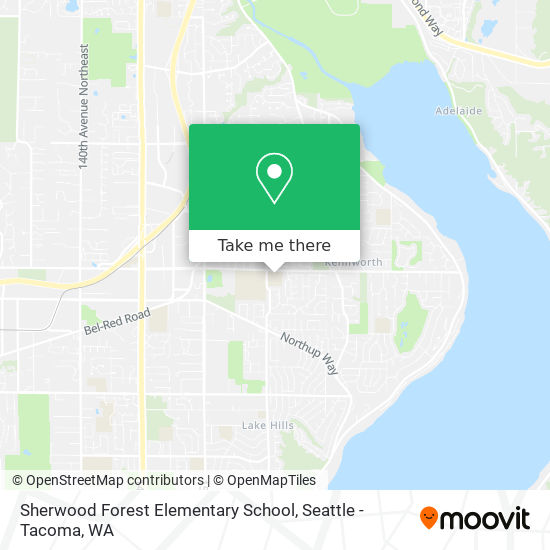 Sherwood Forest Elementary School map