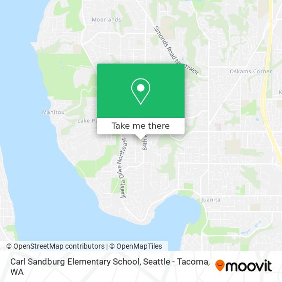 Mapa de Carl Sandburg Elementary School
