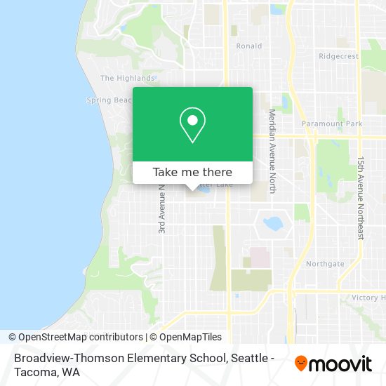 Broadview-Thomson Elementary School map