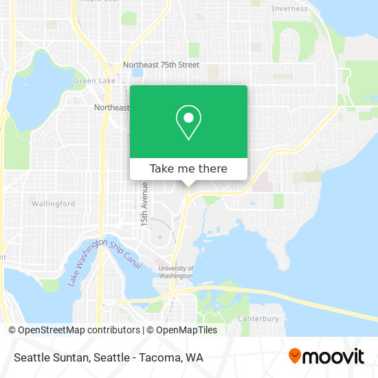 Seattle Suntan map