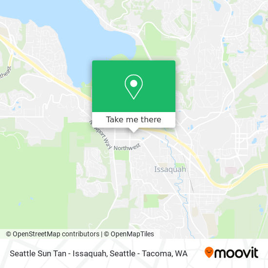 Seattle Sun Tan - Issaquah map