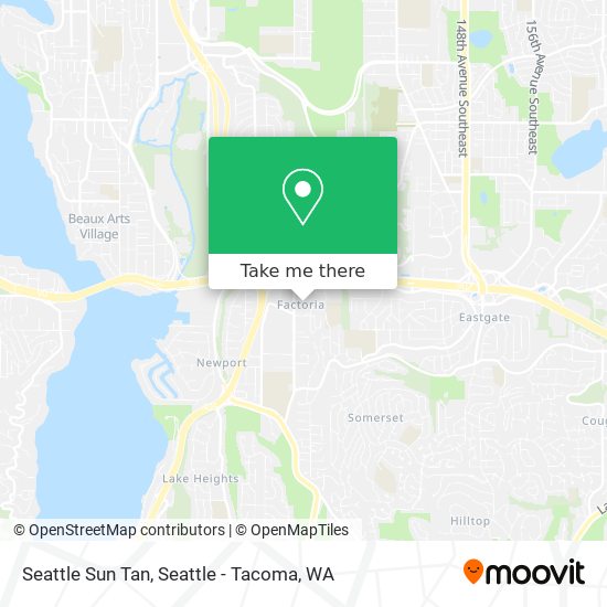 Seattle Sun Tan map