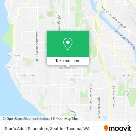 Stan's Adult Superstore map