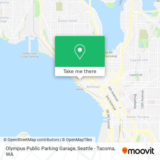 Mapa de Olympus Public Parking Garage