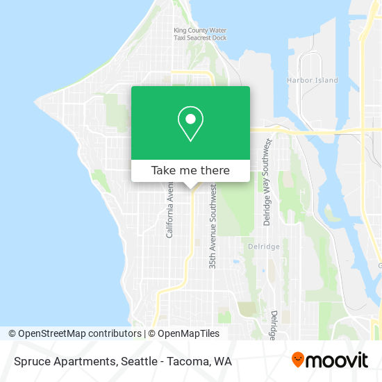 Mapa de Spruce Apartments