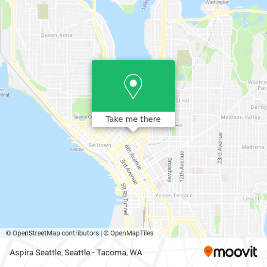 Mapa de Aspira Seattle