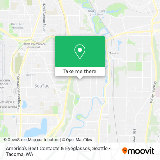 America's Best Contacts & Eyeglasses map