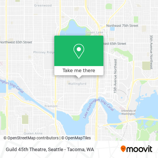 Guild 45th Theatre map