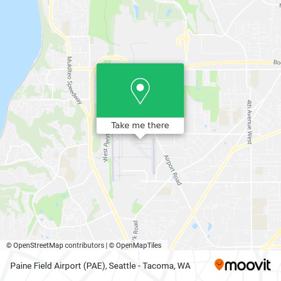 Paine Field Airport (PAE) map