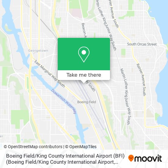Boeing Field / King County International Airport (BFI) (Boeing Field / King County International Airport map