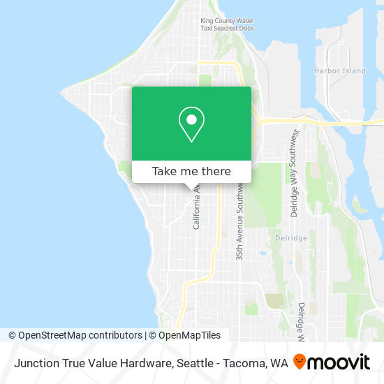 Junction True Value Hardware map