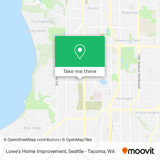 Lowe's Home Improvement map