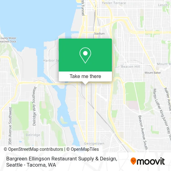 Bargreen Ellingson Restaurant Supply & Design map
