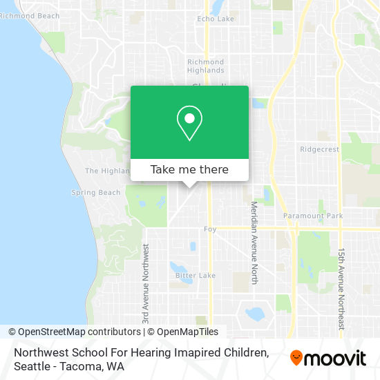Northwest School For Hearing Imapired Children map
