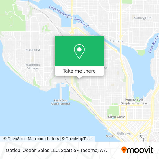 Mapa de Optical Ocean Sales LLC