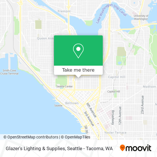 Glazer's Lighting & Supplies map