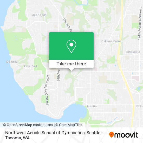 Mapa de Northwest Aerials School of Gymnastics