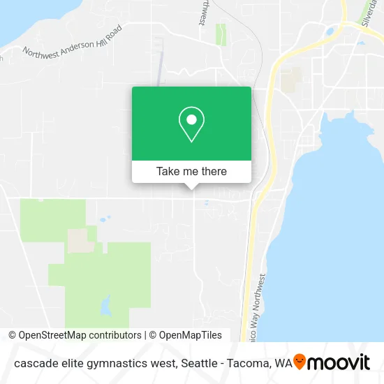 cascade elite gymnastics west map