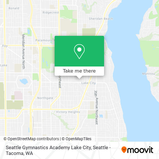 Seattle Gymnastics Academy Lake City map