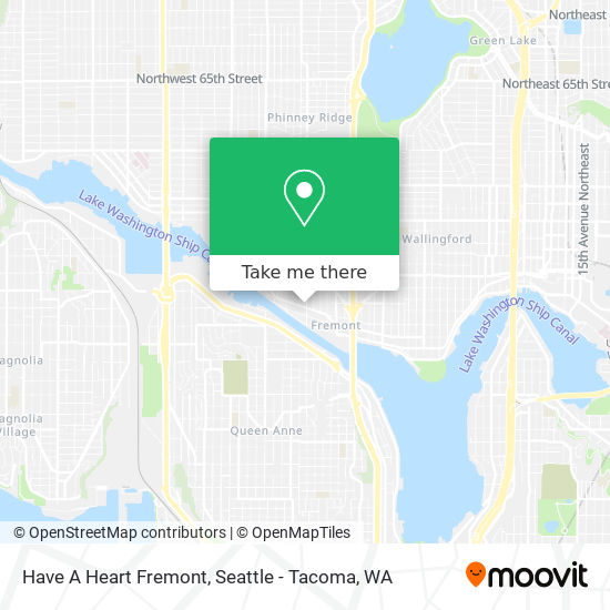 Have A Heart Fremont map