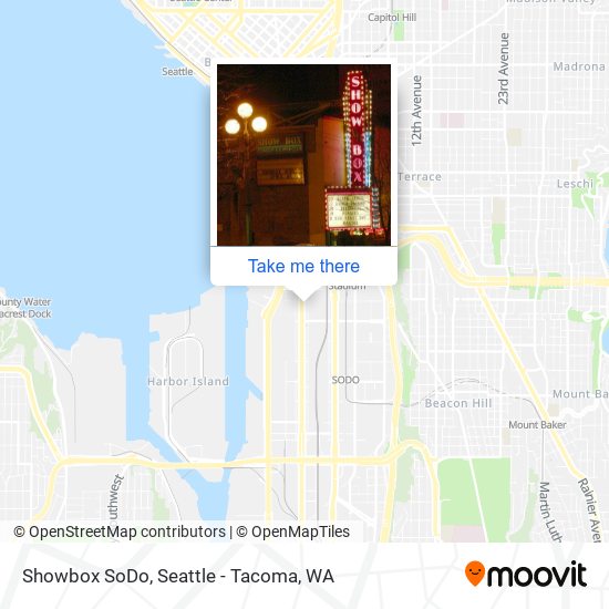 Showbox SoDo map