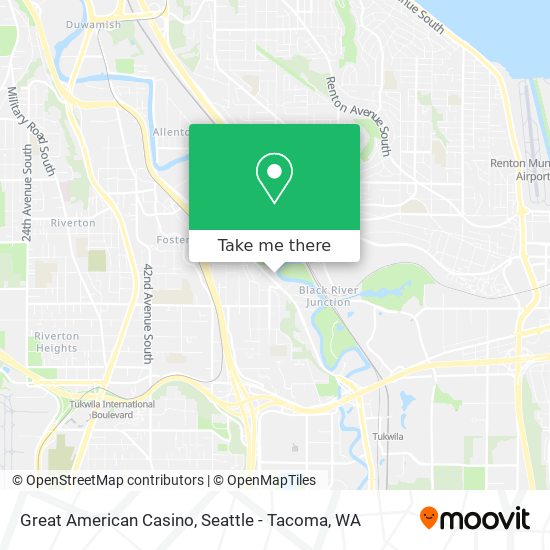 Mapa de Great American Casino