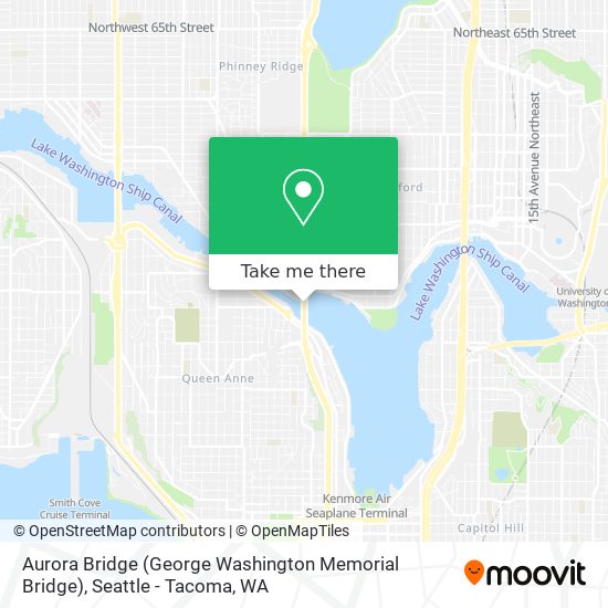 Aurora Bridge (George Washington Memorial Bridge) map
