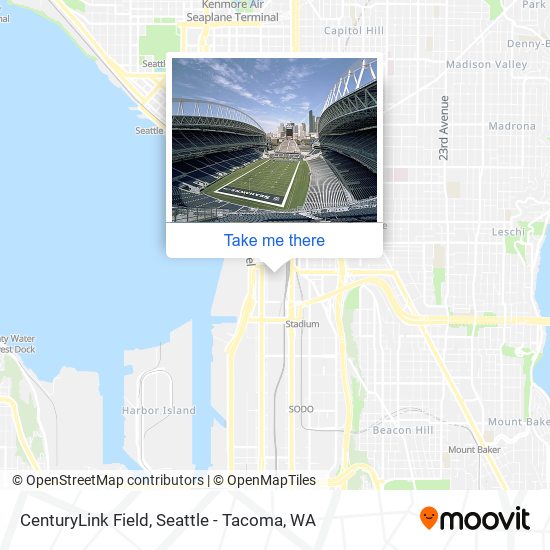 How to get to CenturyLink Field in Seattle by Bus or Light Rail?