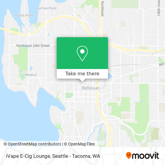 Mapa de iVape E-Cig Lounge