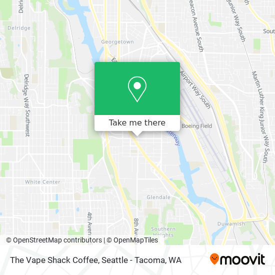 Mapa de The Vape Shack Coffee