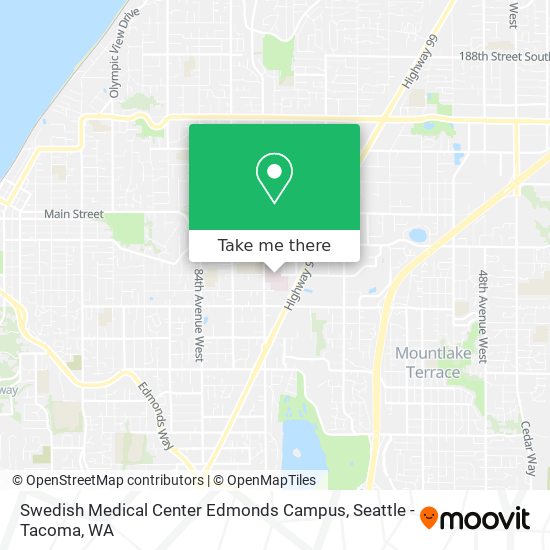 Mapa de Swedish Medical Center Edmonds Campus