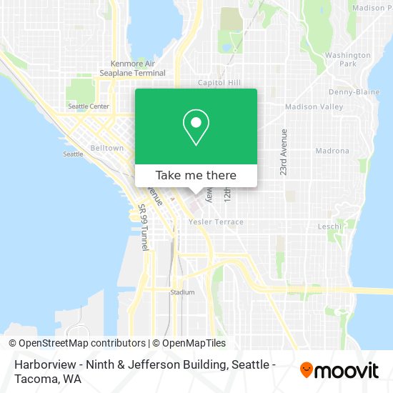 Mapa de Harborview - Ninth & Jefferson Building