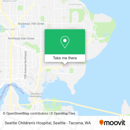 Seattle Children's Hospital map