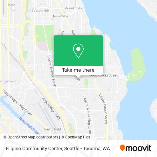 Filipino Community Center map