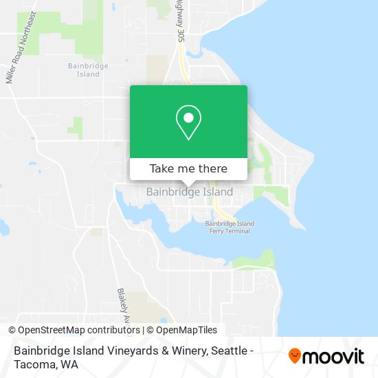 Mapa de Bainbridge Island Vineyards & Winery