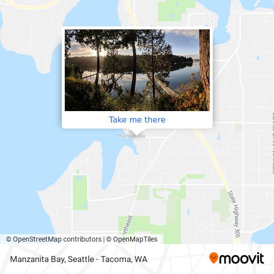Mapa de Manzanita Bay