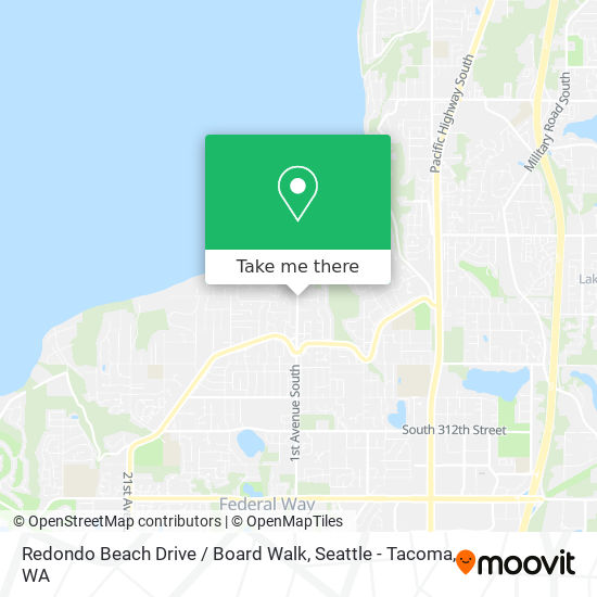 Mapa de Redondo Beach Drive / Board Walk