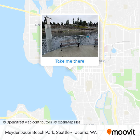 Meydenbauer Beach Park map