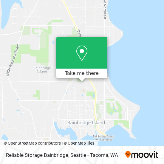 Reliable Storage Bainbridge map