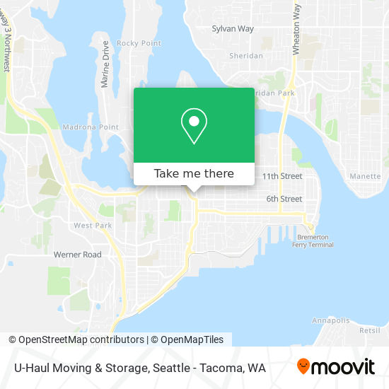 Mapa de U-Haul Moving & Storage