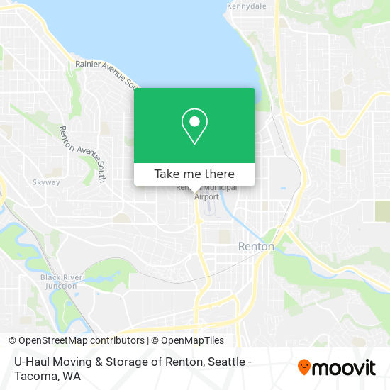 U-Haul Moving & Storage of Renton map