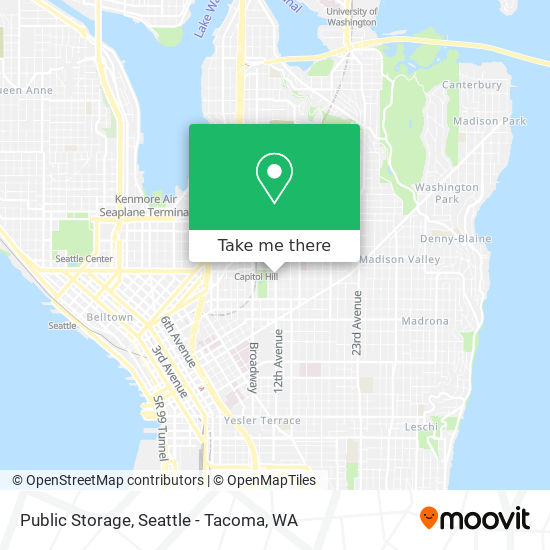 Public Storage map