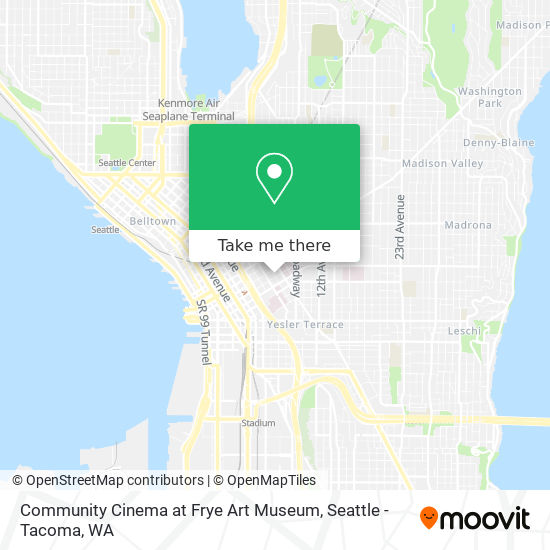 Mapa de Community Cinema at Frye Art Museum