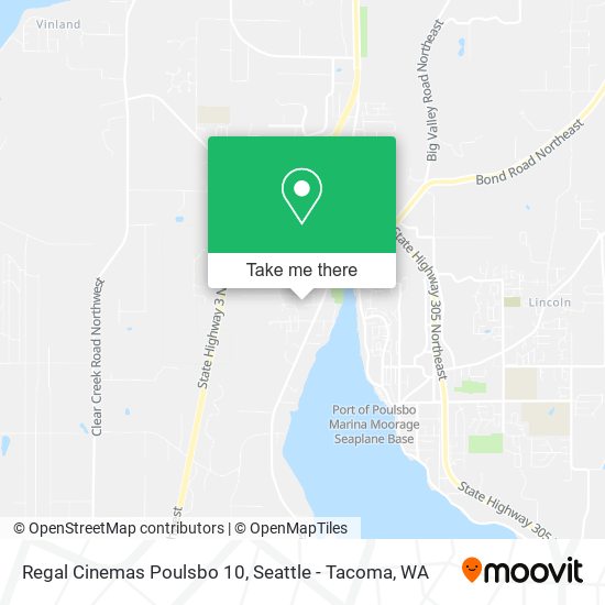 Regal Cinemas Poulsbo 10 map