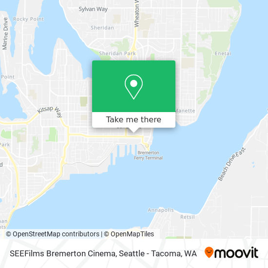 SEEFilms Bremerton Cinema map