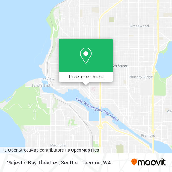 Majestic Bay Theatres map